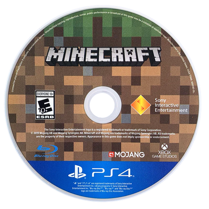 Minecraft Starter Collection PS4 Sony PlayStation 4 sandbox survival building crafting game open world exploration Mojang Microsoft block building adventure creative mode survival mode Starter Pack bonus content skins texture packs PlayStation 4 software video game title disc
