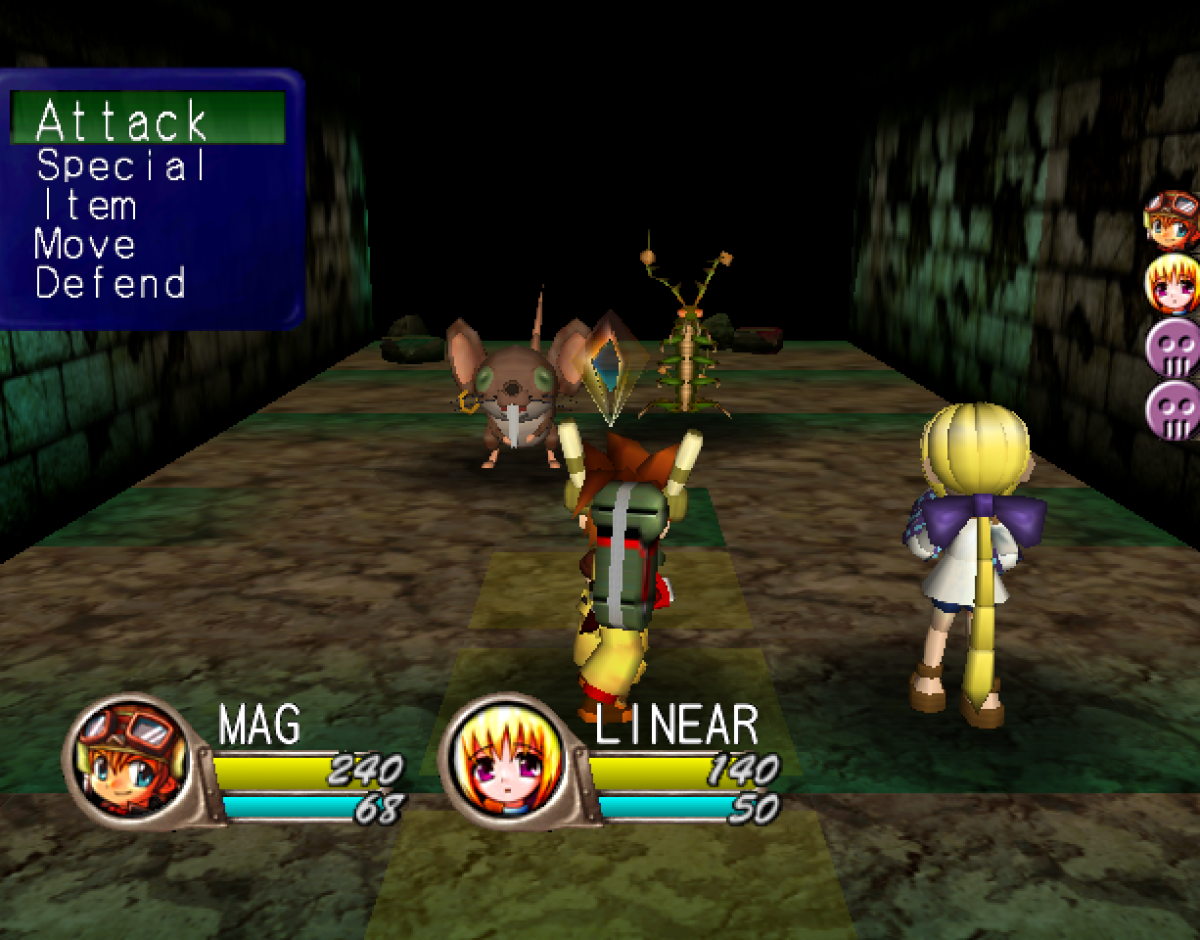 Evolution The World of Sacred Device Sega Dreamcast retro video game RPG gameplay