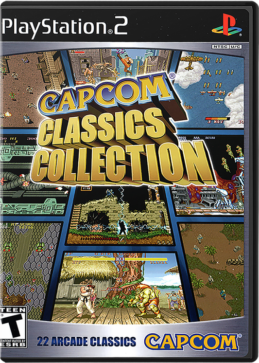 Capcom Classics Collection Vol. 1 cover art for PlayStation 2 (PS2) video game