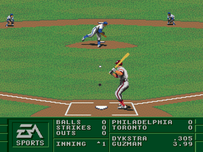 La Russa Baseball 95 gameplay for Sega Genesis (GEN) video game