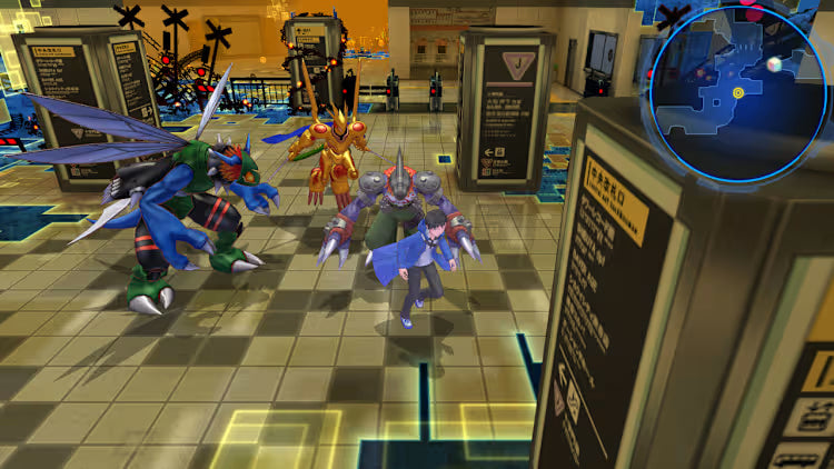 Digimon Story Cyber Sleuth Complete Edition Nintendo Switch two-game compilation collecting Digimon turn-based combat JRPG cyber detective hacker theme EDEN virtual world dual storyline mystery Hacker's Memory media vision Bandai Namco gameplay sceenshot