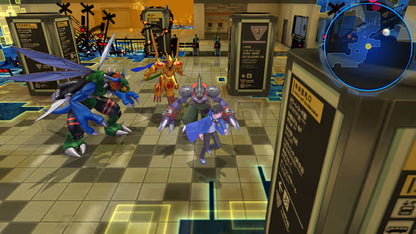 Digimon Story Cyber Sleuth Complete Edition Nintendo Switch two-game compilation collecting Digimon turn-based combat JRPG cyber detective hacker theme EDEN virtual world dual storyline mystery Hacker's Memory media vision Bandai Namco gameplay sceenshot