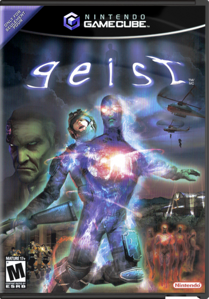 Geist cover art for GameCube (GC) first-person action-adventure shooter video game