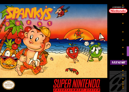 Spanky's Quest cover art for Super Nintendo Entertainment System (SNES) video game