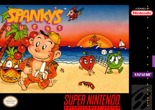 Spanky's Quest cover art for Super Nintendo Entertainment System (SNES) video game