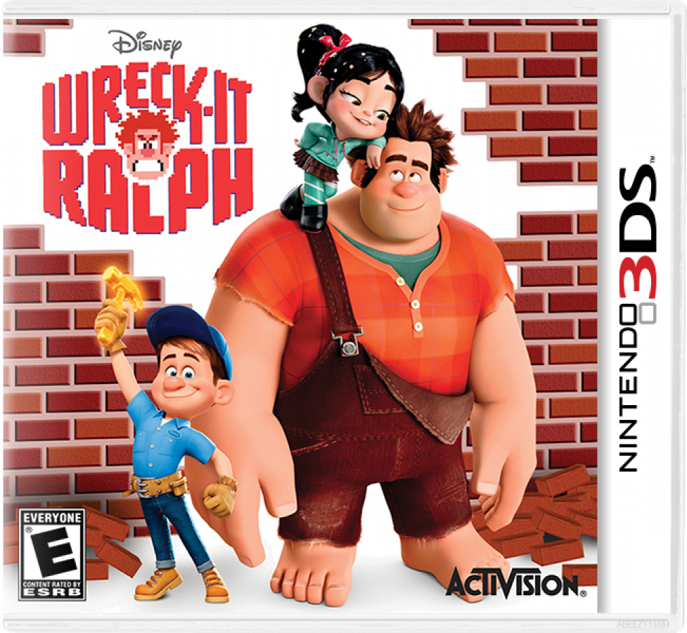 Wreck-It Ralph cover art for Nintendo 3DS (3DS) action platformer video game
