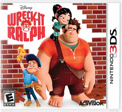 Wreck-It Ralph cover art for Nintendo 3DS (3DS) action platformer video game