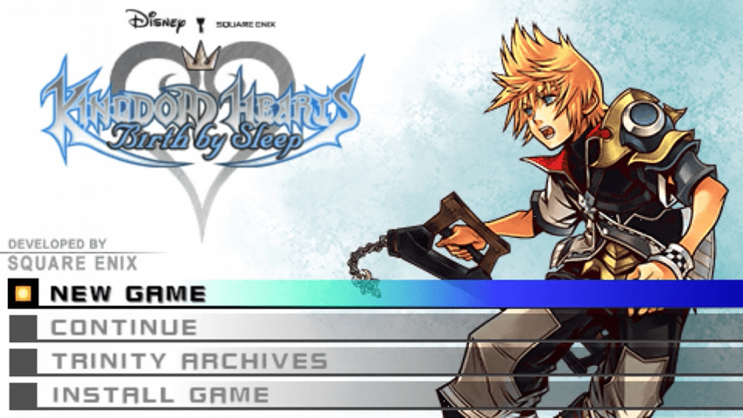 Kingdom Hearts: Birth by Sleep PSP action role-playing video game gameplay