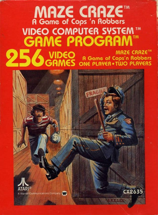 Maze Craze cover art for Atari 2600 (2600) video game