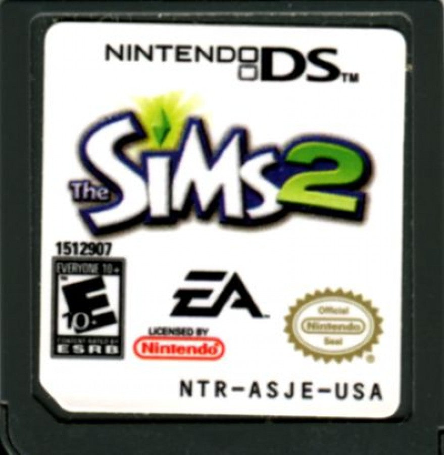 The Sims 2 cartridge for Nintendo DS (DS) life simulation video game