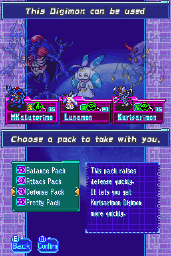 Digimon World: Dusk gameplay for Nintendo DS (DS) monster-raising RPG adventure video game 