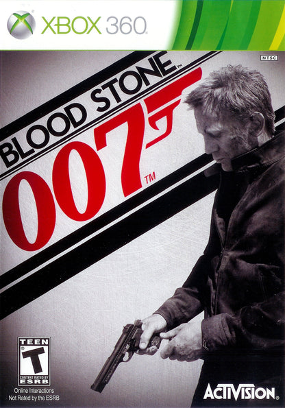 007 Blood Stone action adventure shooter video game featuring James Bond espionage missions third person gunplay cinematic storytelling and modern spy thriller experience gameplay cover art
