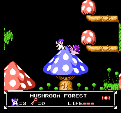 Little Nemo: The Dream Master gameplay image for Nintendo Entertainment System (NES) retro video game