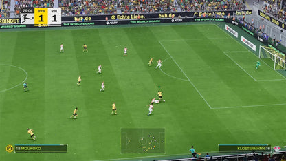EA Sports FC 24 PlayStation 4 PS4 soccer football simulation video game latest entry with Hypermotion V gameplay PlayStyles and Ultimate Team mode succeeding the FIFA series gameplay screenshot