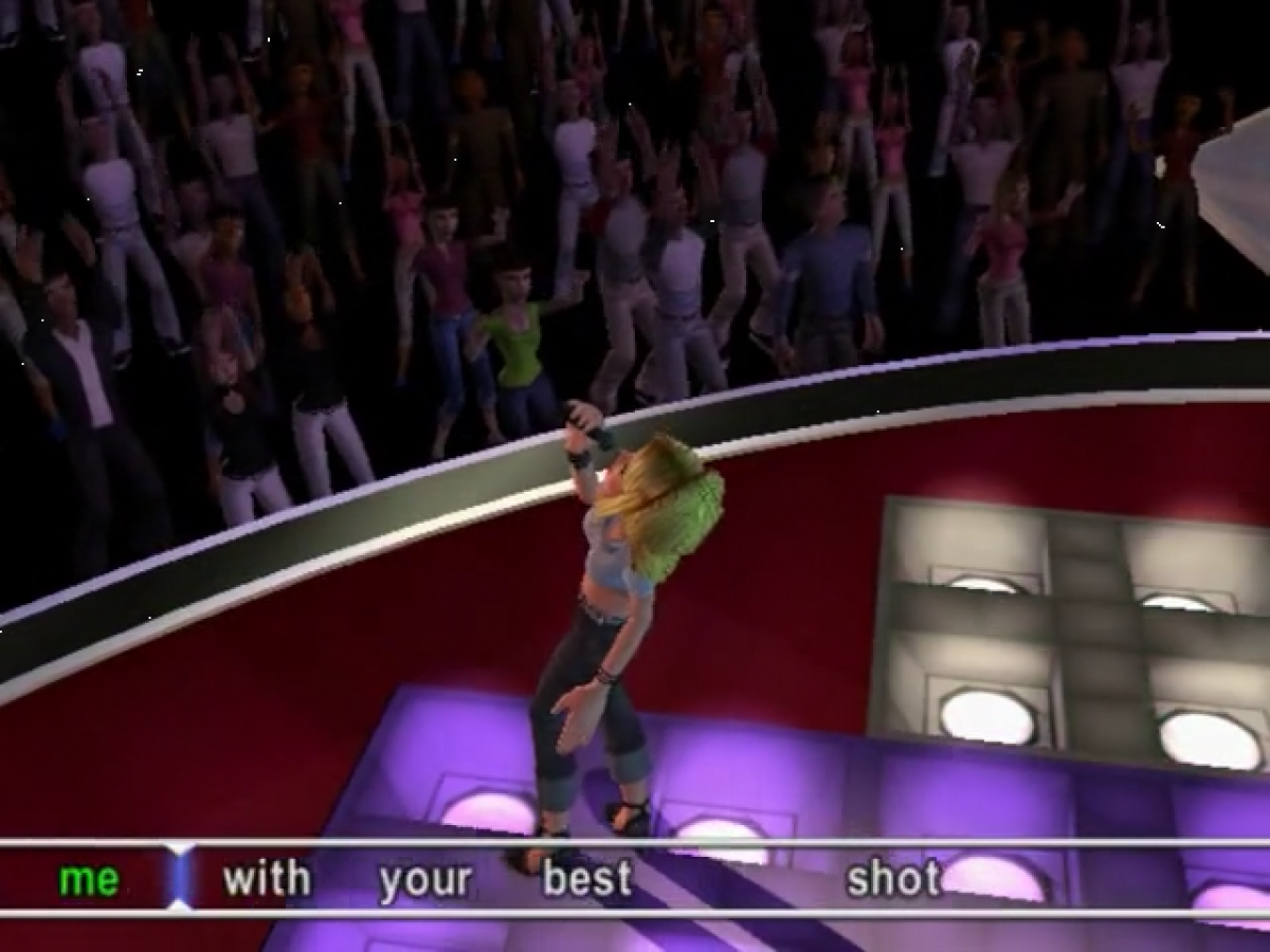 Karaoke Revolution Party gameplay for Playstation 2 (PS2) video game