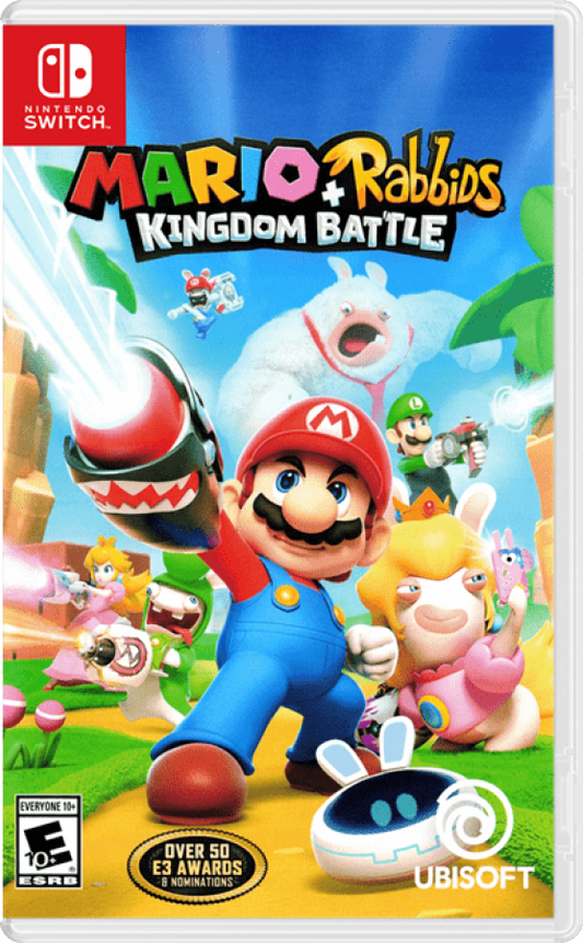 Mario + Rabbids: Kingdom Battle cover art for Nintendo Switch (NS) video game