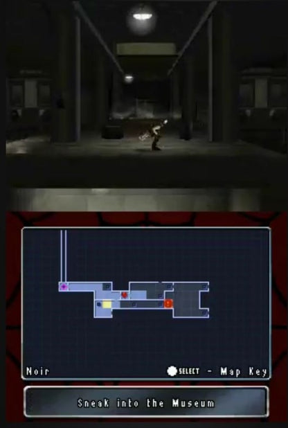 Spider-Man: Shattered Dimensions for Nintendo DS action adventure video game featuring multiple Spider-Man versions, web-swinging combat, villain battles, puzzle platforming, and stylus driven handheld gameplay experience gameplay