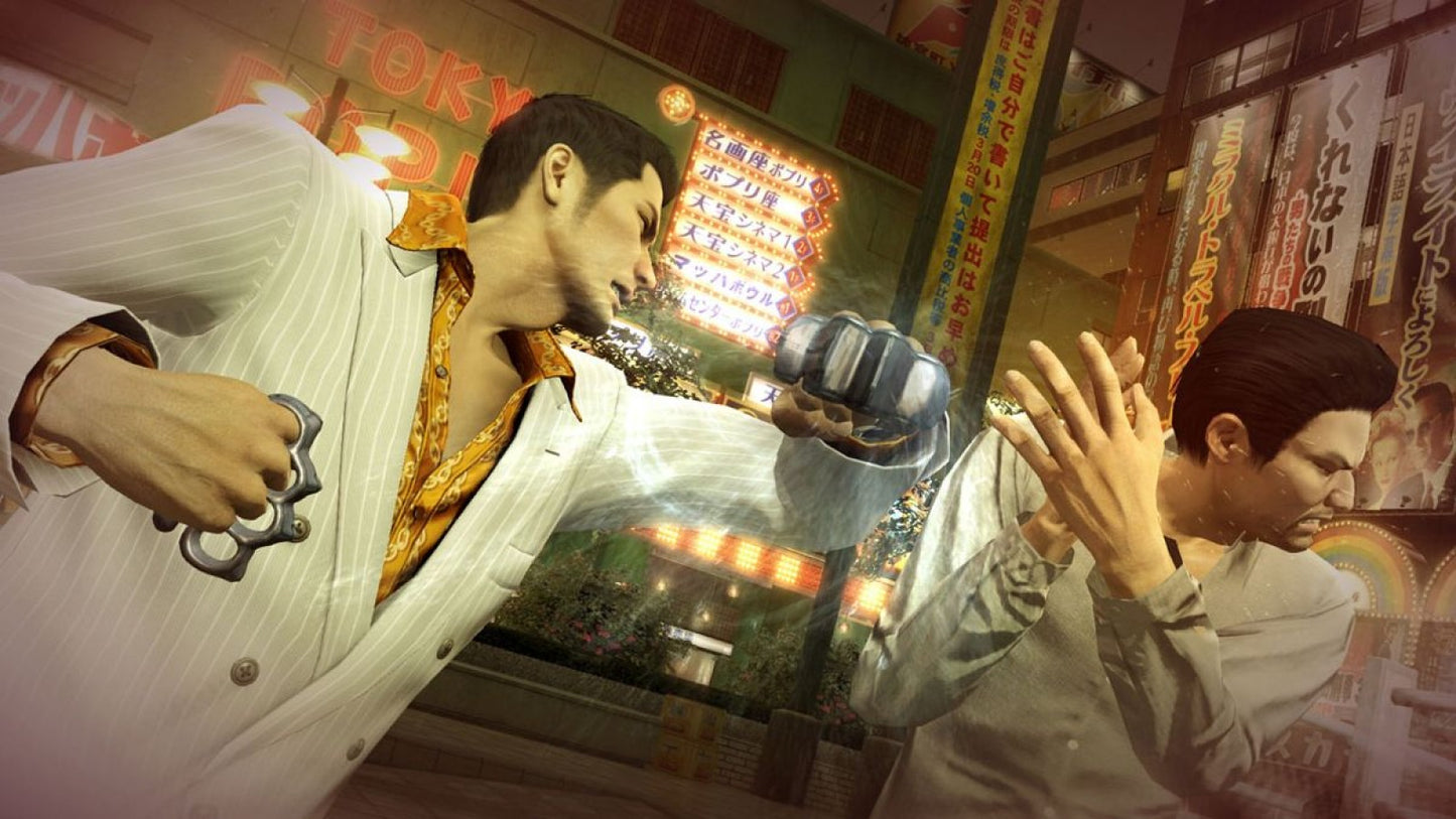 Yakuza 0 – PlayStation 4 (PS4) video game gameplay, action-adventure role-playing game.