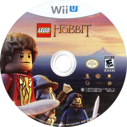 LEGO The Hobbit disc cover art for Nintendo Wii U (WiiU) video game