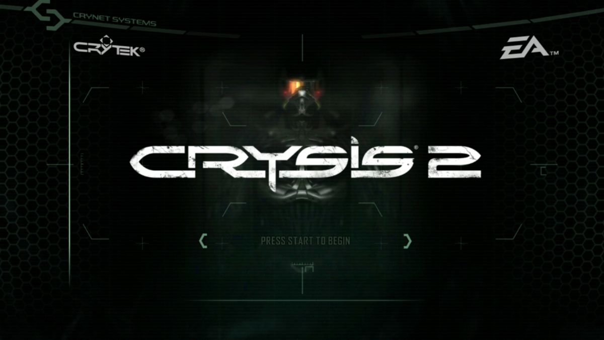 Crysis 2 [Limited Edition] title screen for PlayStation 3 (PS3) video game. 