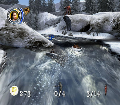 The Chronicles of Narnia: The Lion, the Witch and the Wardrobe – PlayStation 2 (PS2) video game gameplay, action-adventure fantasy.