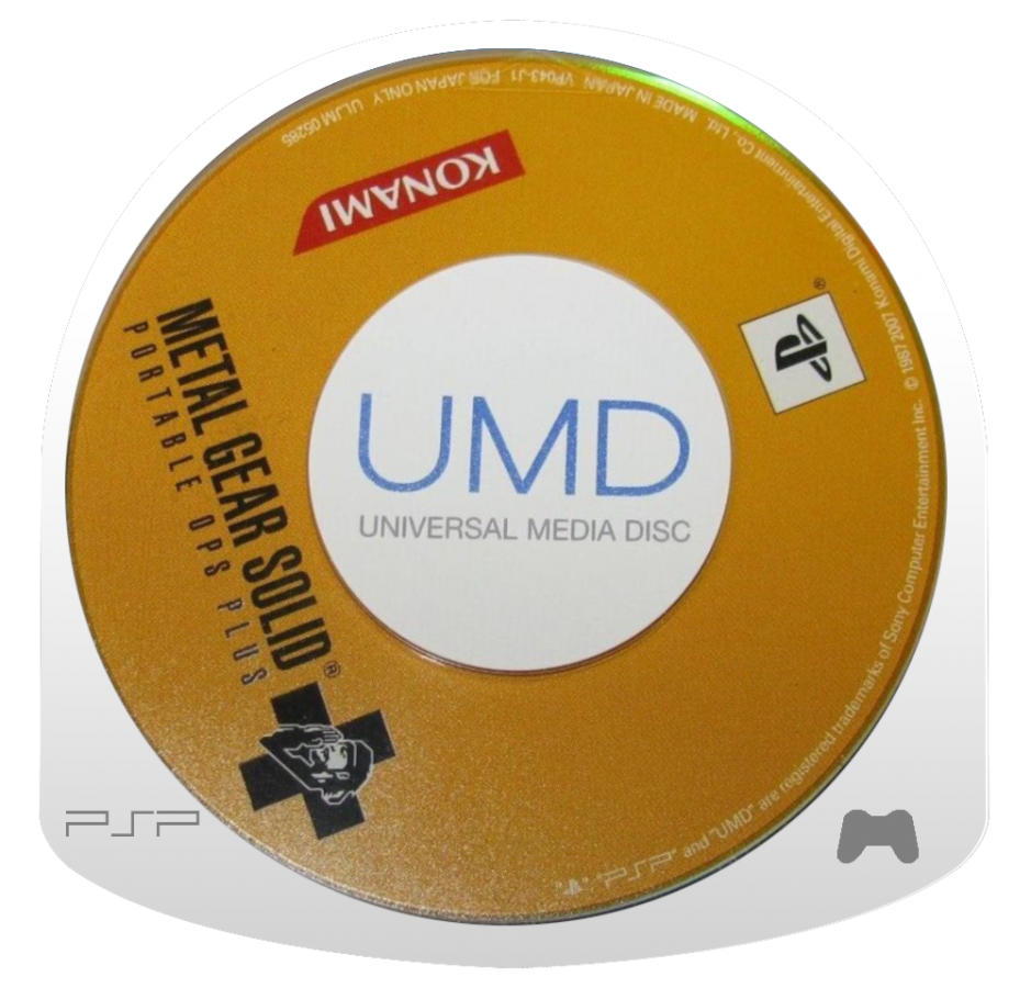 Metal Gear Solid: Portable Ops Plus [JP Import] disc for PlayStation Portable (PSP) tactical stealth action video game