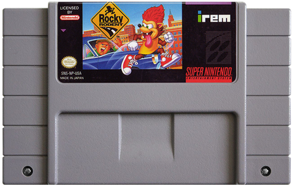 Rocky Rodent cartridge for Super Nintendo Entertainment System (SNES) retro video game