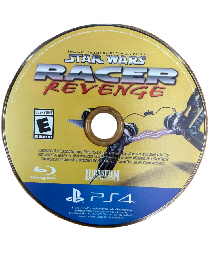 Star Wars Racer Revenge PlayStation 4 PS4 for video game enthusiasts featuring high speed podracing gameplay iconic Star Wars vehicles challenging alien tracks futuristic environments fast paced racing action and collectible gaming appeal disc