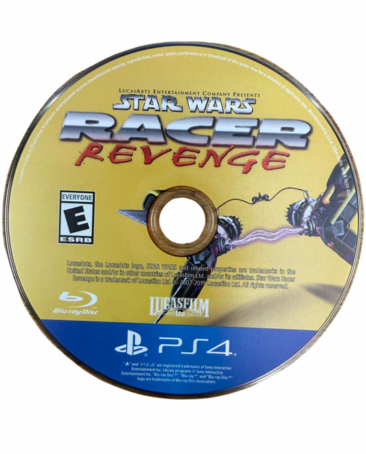Star Wars Racer Revenge PlayStation 4 PS4 for video game enthusiasts featuring high speed podracing gameplay iconic Star Wars vehicles challenging alien tracks futuristic environments fast paced racing action and collectible gaming appeal disc