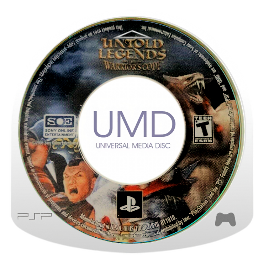Untold Legends: Brotherhood of the Blade [Greatest Hits] – disc for PlayStation Portable (PSP) action role-playing game