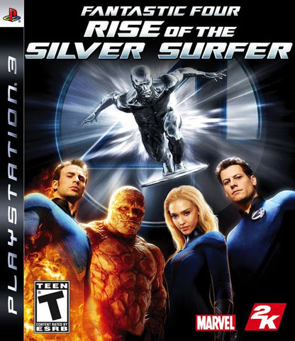 Fantastic 4 Rise of the Silver Surfer cover art for PlayStation 3 (PS3) video game