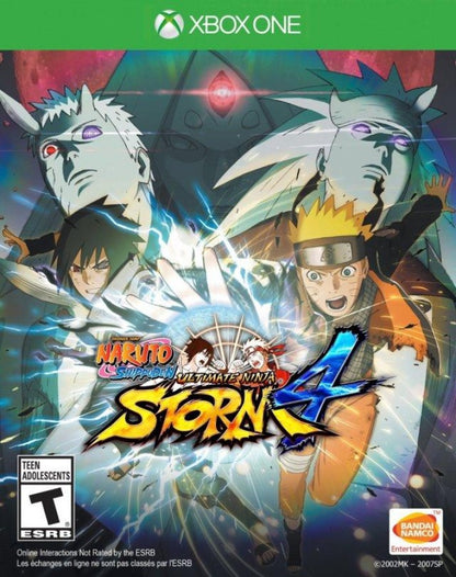 Naruto Shippuden: Ultimate Ninja Storm 4 cover art for Xbox One (XONE) fighting video game