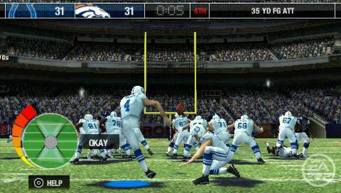 Madden NFL 2008 gameplay for PlayStation Portable (PSP) football sports video game