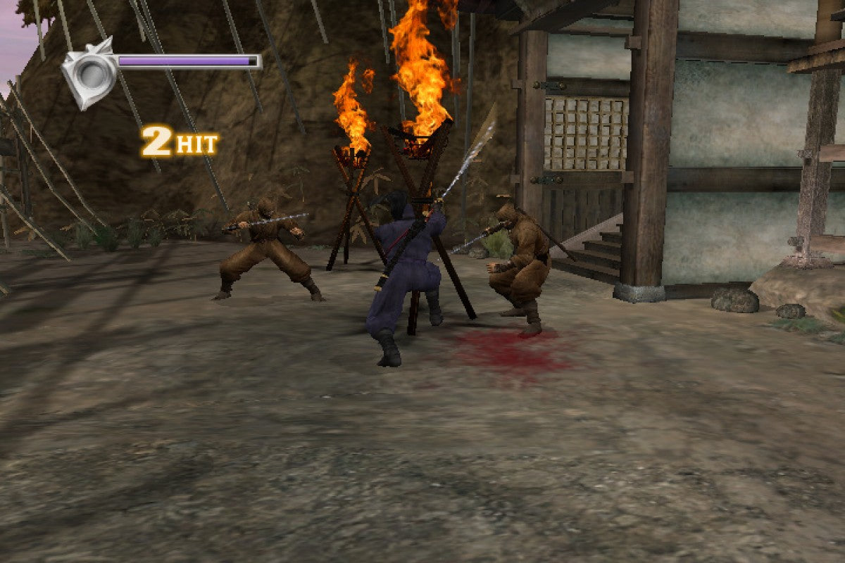 Ninja Gaiden retro Xbox video game Ninja Gaiden fast paced action hack and slash ninja combat challenging difficulty precision melee combat third person action adventure console title Xbox release gameplay