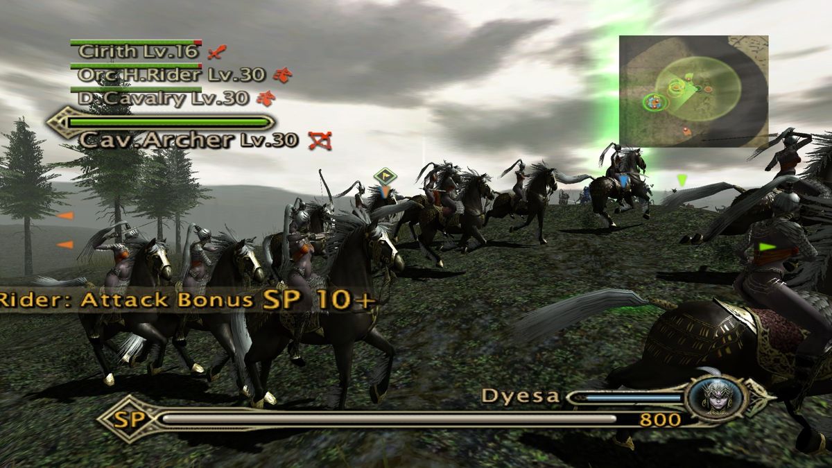 Kingdom Under Fire Heroes Xbox video game, real-time strategy and action RPG hybrid, large-scale fantasy battles, classic console title gameplay screenshot