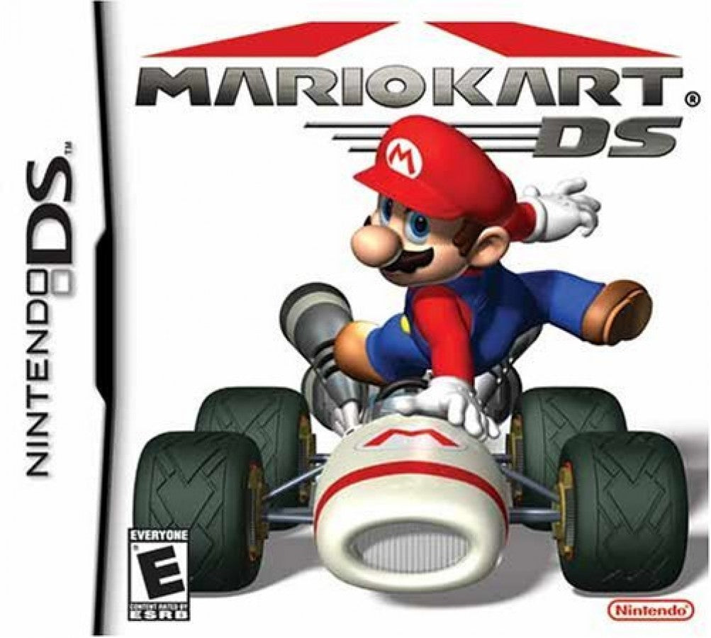 Mario Kart DS cover art for Nintendo DS (DS) kart racing video game
