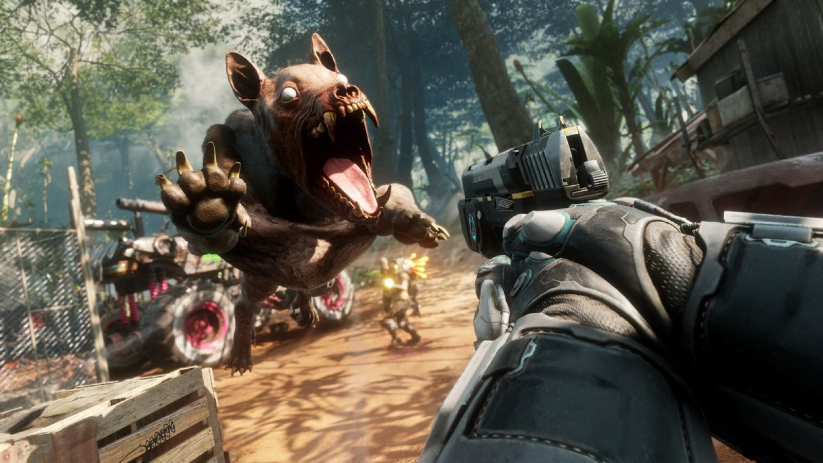 Rage 2 – PlayStation 4 (PS4) video game gameplay, open-world first-person shooter.