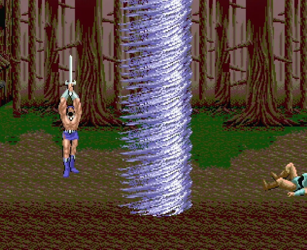 Golden Axe II Sega Genesis arcade hack and slash beat em up sequel with co-op and mount combat fantasy classic gameplay