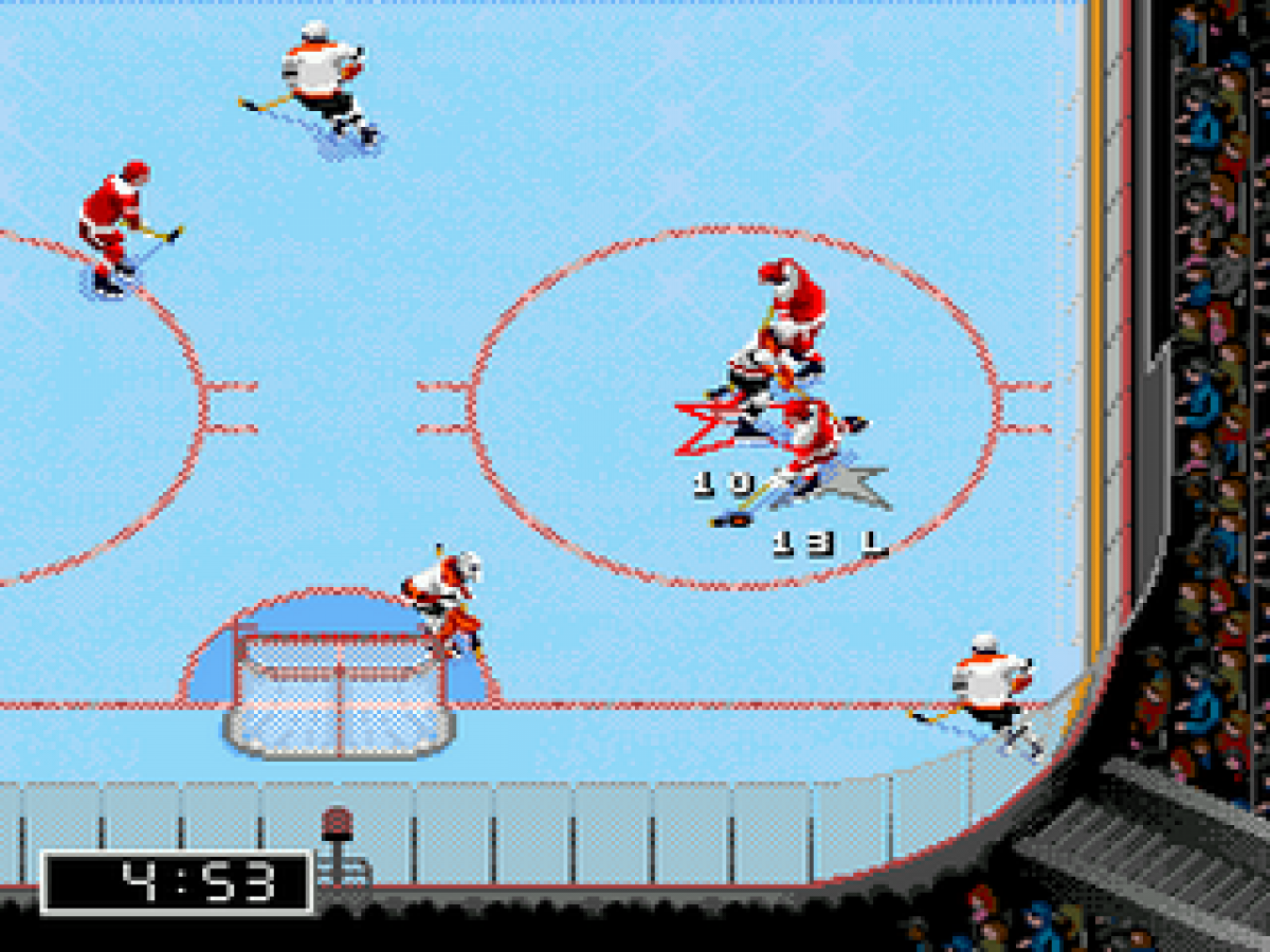 NHL 98 gameplay for Sega Genesis (GEN) video game