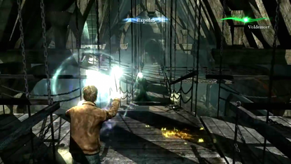 Harry Potter and the Deathly Hallows – Part 2 for Xbox 360 action adventure game based on the final Harry Potter film third person combat spells Hogwarts battle fantasy movie tie in gameplay