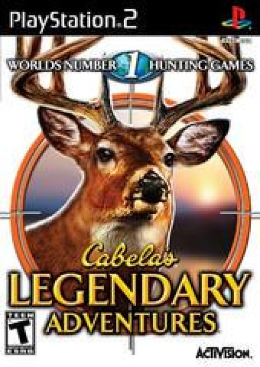 Cabela's Legendary Adventures cover art for PlayStation 2 (PS2) video game