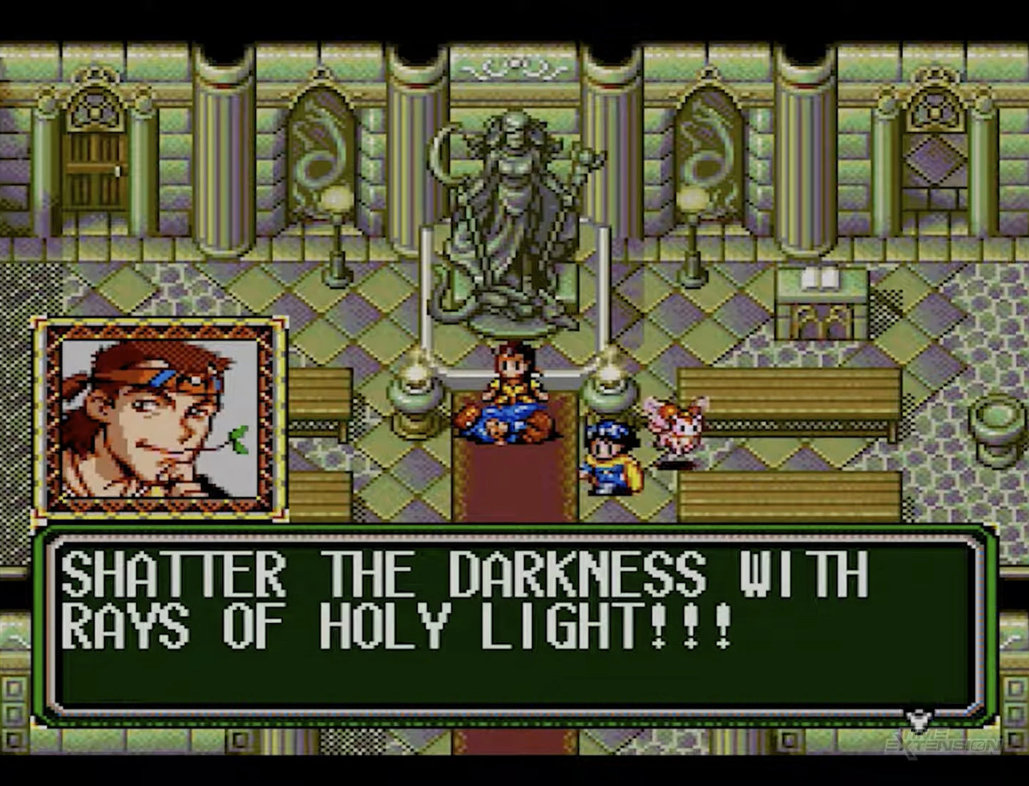 Lunar Eternal Blue Sega CD JRPG role playing game anime style fantasy adventure Working Designs turn based combat story driven sequel classic RPG cutscenes voice acting retro gaming Sega CD software video game title gameplay