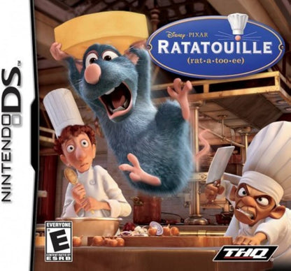 Disney Pixar Ratatouille cover art for Nintendo DS (DS) animated movie-based adventure video game