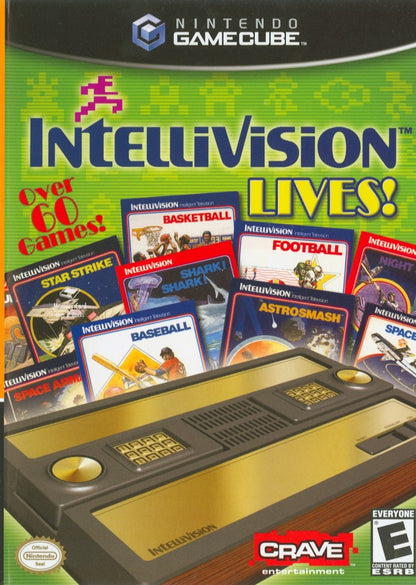 Intellivision Lives retro PlayStation 2 video game Intellivision classic arcade compilation retro gaming vintage console collection multiplayer nostalgic gameplay console title PlayStation 2 release cover art