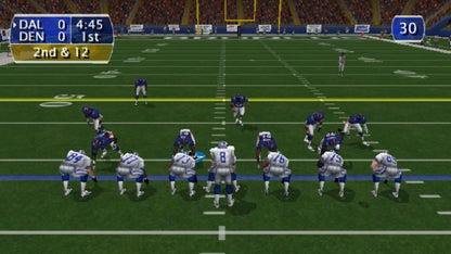 NFL 2K Sega All Stars Dreamcast game featuring arcade-style football gameplay and classic Sega sports presentation scrrenshot