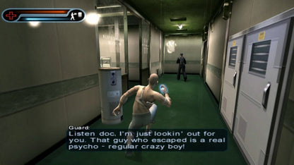 Second Sight PS2 Sony PlayStation 2 action adventure game psychological thriller psychic powers telekinesis stealth combat third person shooting time manipulation story driven sci fi conspiracy gameplay retro gaming PlayStation 2 software video game title gameplay