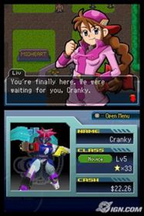 Custom Robo Arena gameplay for Nintendo DS (DS) action RPG mech battle video game