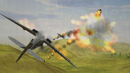 WWII Aces gameplay for Nintendo Wii (Wii) featuring aerial combat gameplay with historic World War II fighter planes, intense dogfights, and mission‑based campaigns across European battlefronts.