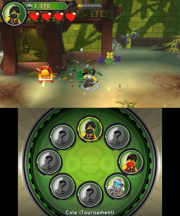 LEGO Ninjago Shadow of Ronin gameplay for Nintendo 3DS video game.