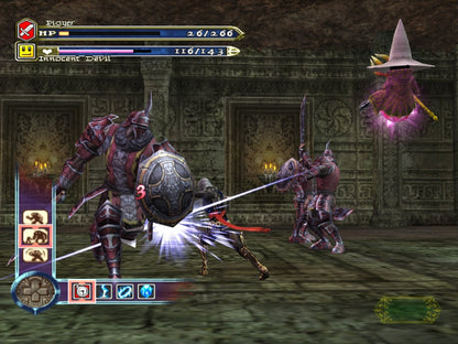Castlevania: Curse of Darkness for PlayStation 2 with gothic action-adventure and vampire-hunting theme gameplay